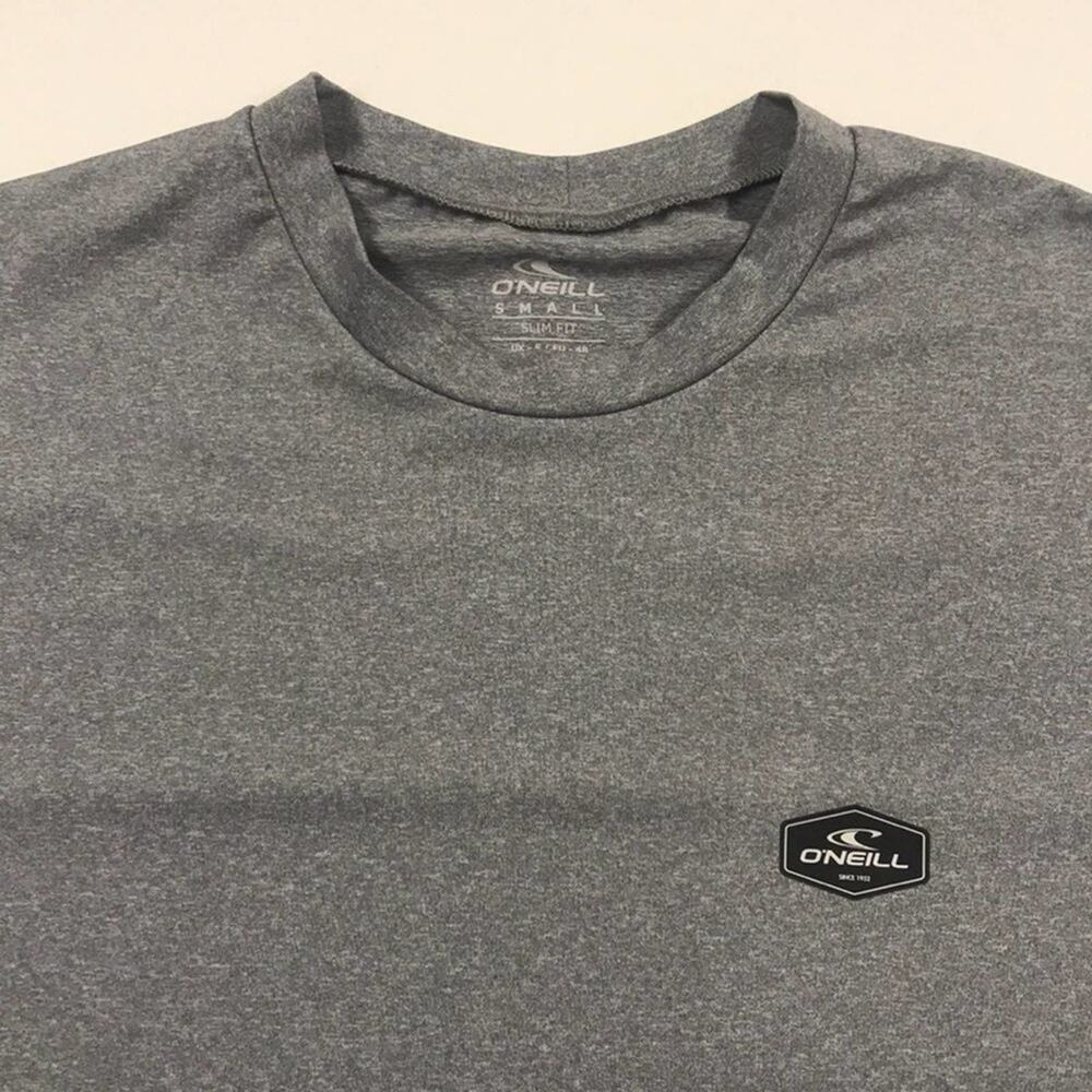 O’NEILL Mens Gray HYBRID RASHGUARD Shirt